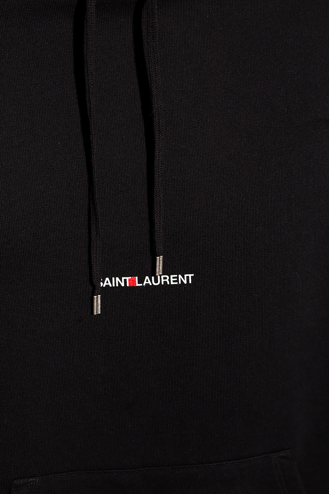Black Logo-printed hoodie Saint Laurent - Vitkac Canada